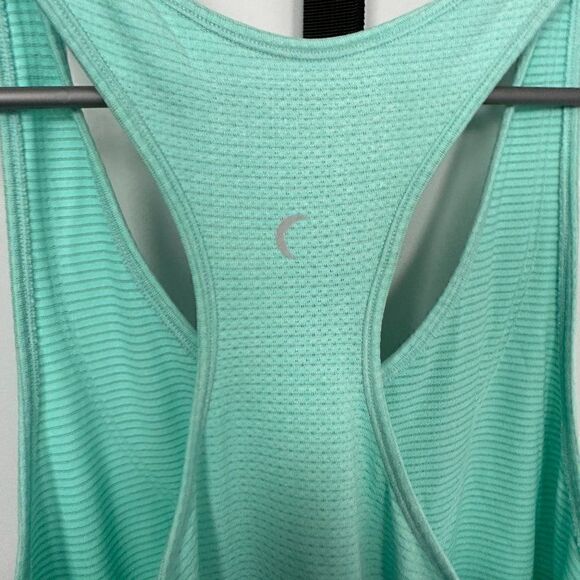 NWOT Zyia Active, Turquoise Copper Charged Tank Top, Size L, Small pull in back - Picture 6 of 8